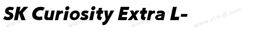 SK Curiosity Extra L字体转换